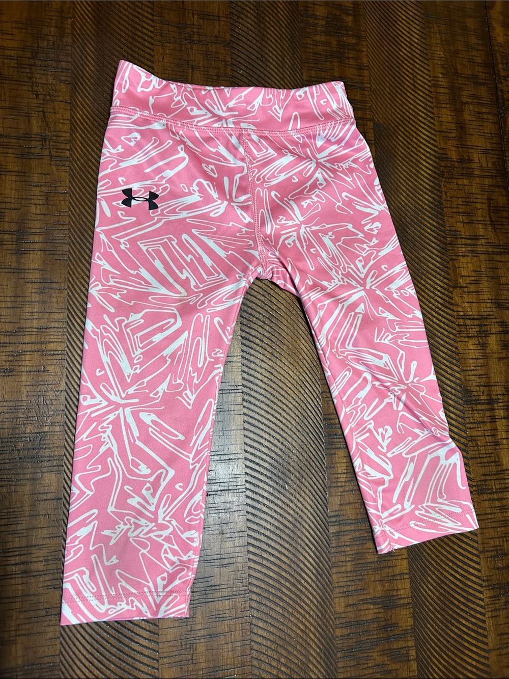 Under Armour Black Tee with Pink Graphic Accents - Picture 6 of 8